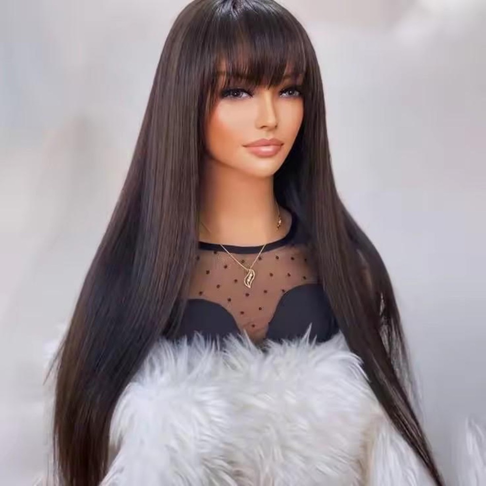 Brand new lace front wig with bangs